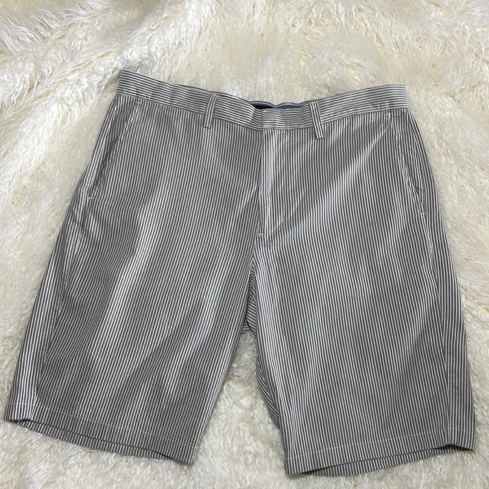⚓️ J. Crew Seersucker Grey + White Menswear Shorts